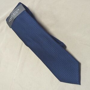Perry Ellis Navy Textured Tie